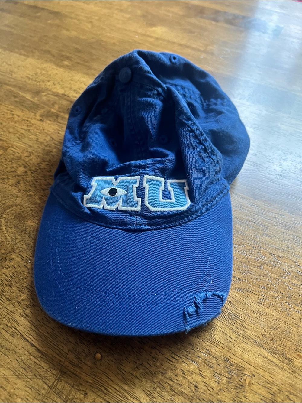Disney Blue MU Embroidered Baseball Cap Monsters Inc University’s